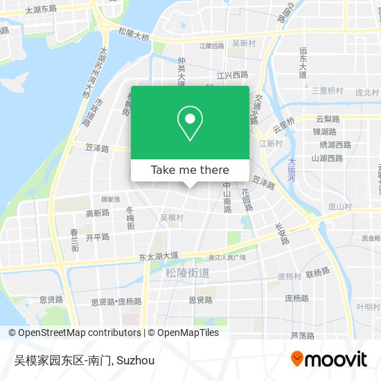 吴模家园东区-南门 map