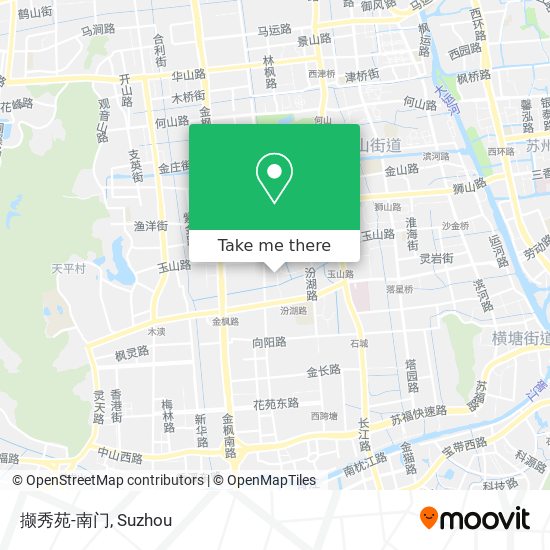 撷秀苑-南门 map