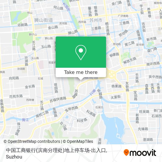 中国工商银行(滨南分理处)地上停车场-出入口 map