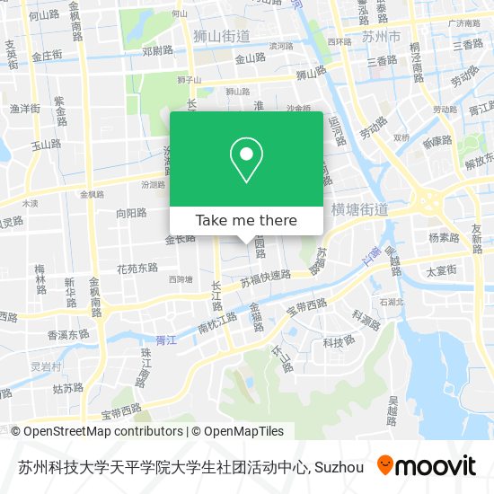 苏州科技大学天平学院大学生社团活动中心 map