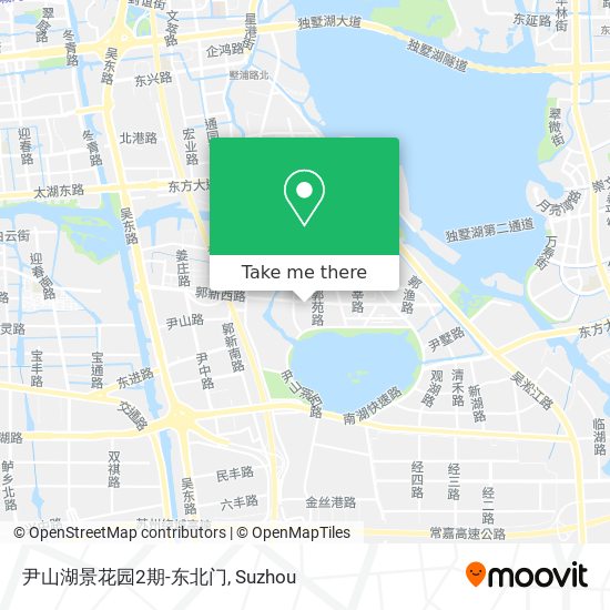 尹山湖景花园2期-东北门 map