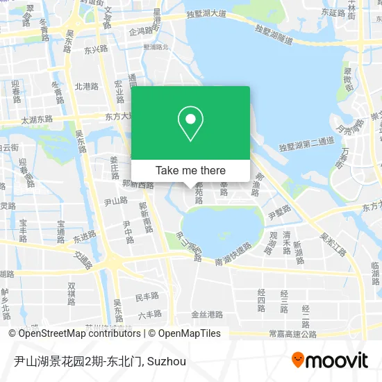 尹山湖景花园2期-东北门 map