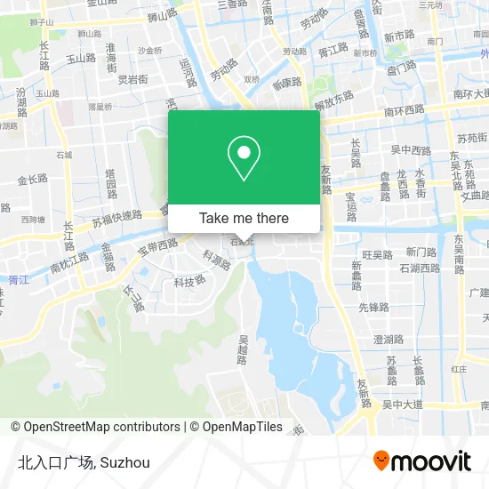 北入口广场 map