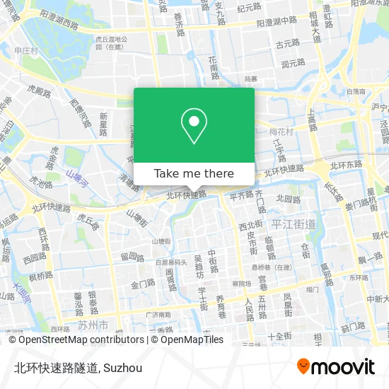 北环快速路隧道 map