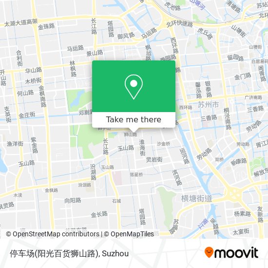 停车场(阳光百货狮山路) map