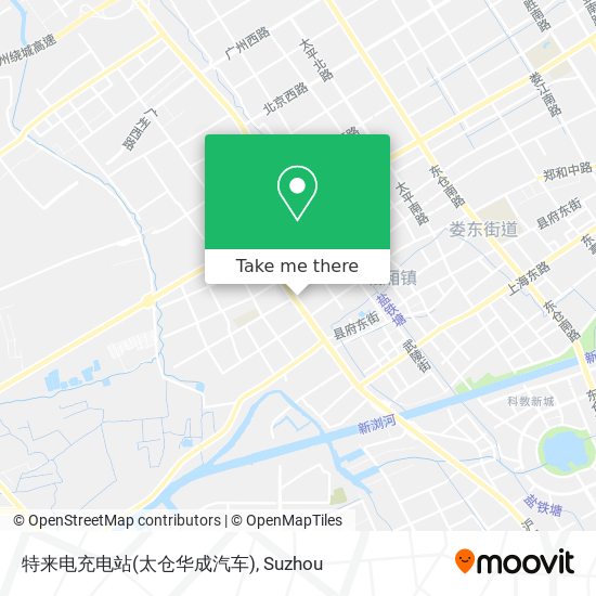 特来电充电站(太仓华成汽车) map
