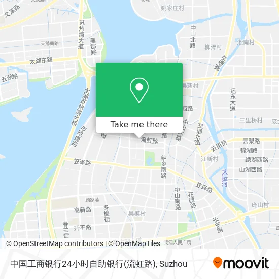 中国工商银行24小时自助银行(流虹路) map