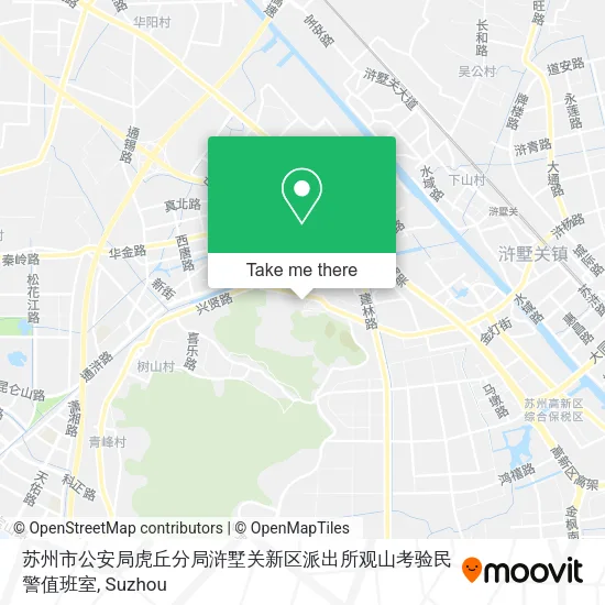 苏州市公安局虎丘分局浒墅关新区派出所观山考验民警值班室 map