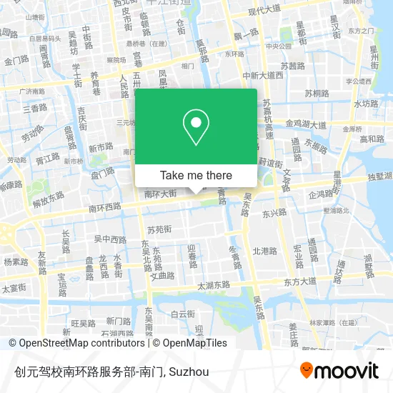 创元驾校南环路服务部-南门 map
