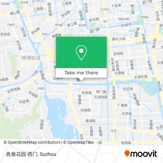 典雅花园-西门 map