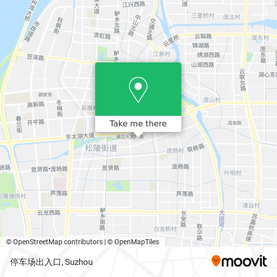 停车场出入口 map