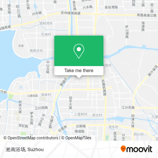 淞南浴场 map