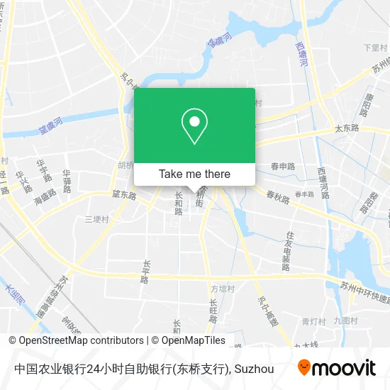 中国农业银行24小时自助银行(东桥支行) map
