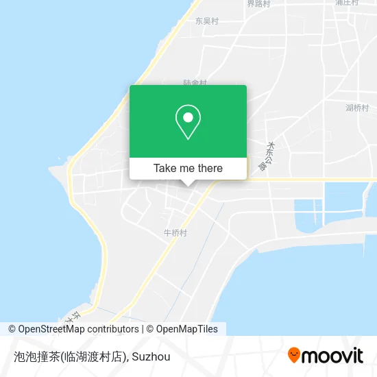 泡泡撞茶(临湖渡村店) map
