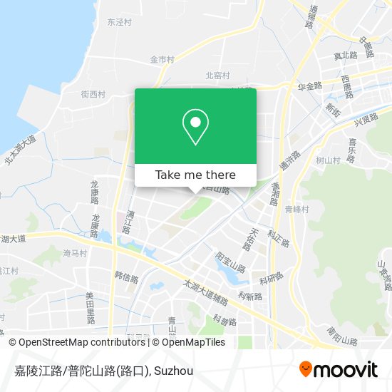 嘉陵江路/普陀山路(路口) map