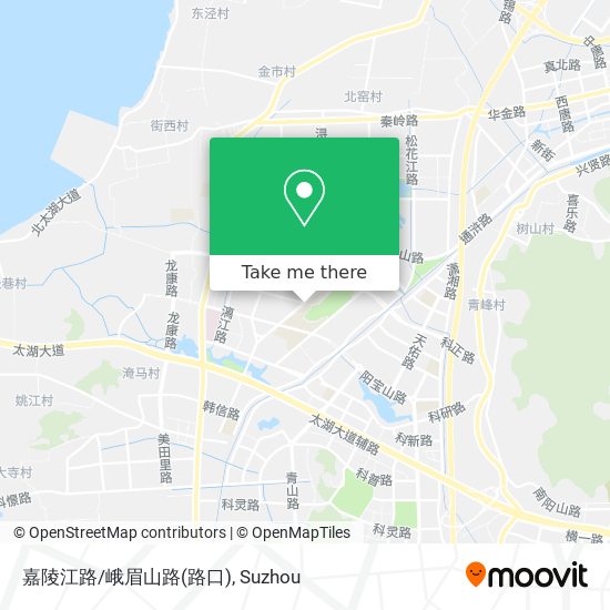 嘉陵江路/峨眉山路(路口) map