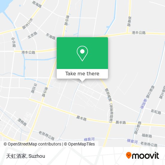 天虹酒家 map