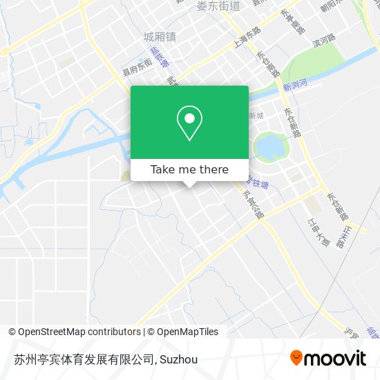 苏州亭宾体育发展有限公司 map