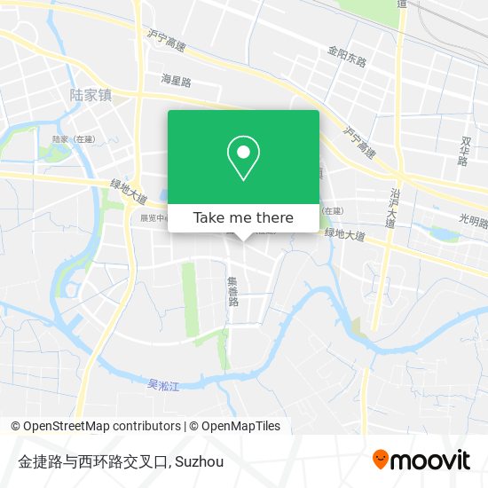 金捷路与西环路交叉口 map
