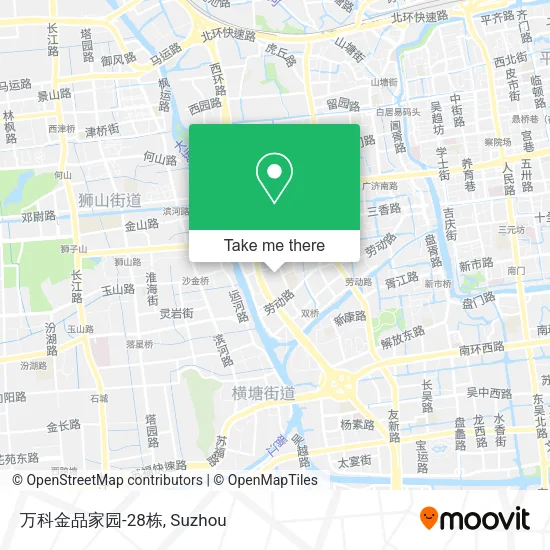 万科金品家园-28栋 map