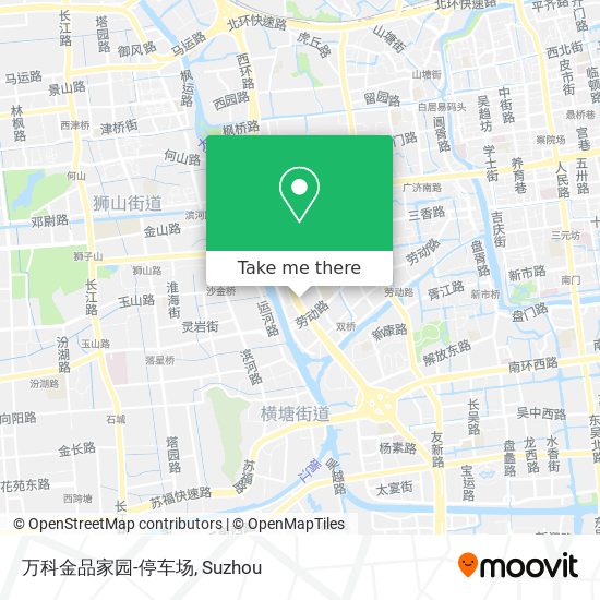 万科金品家园-停车场 map