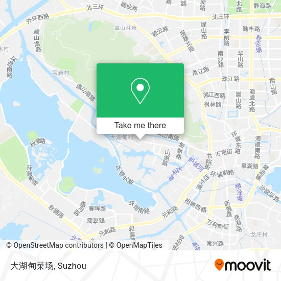 大湖甸菜场 map
