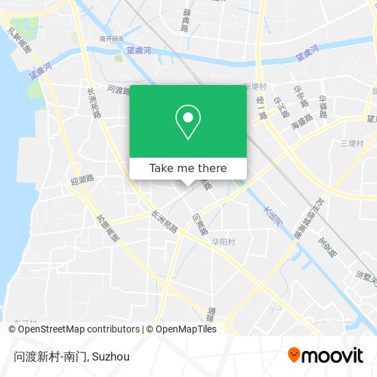 问渡新村-南门 map