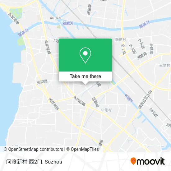 问渡新村-西2门 map