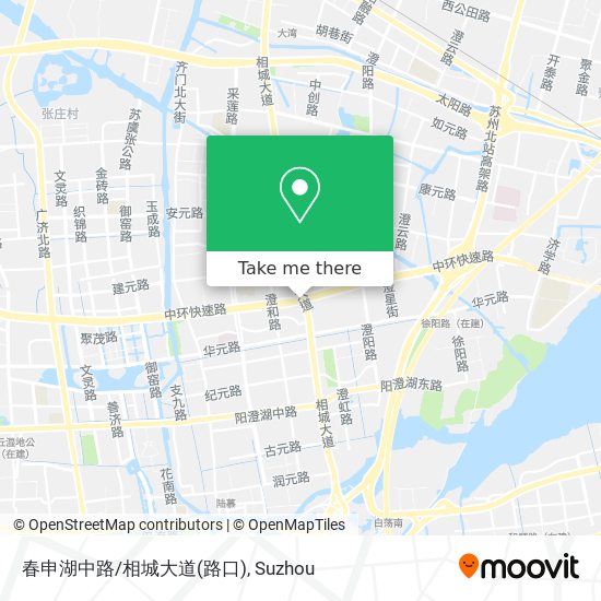 春申湖中路/相城大道(路口) map
