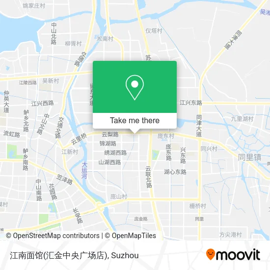 江南面馆(汇金中央广场店) map