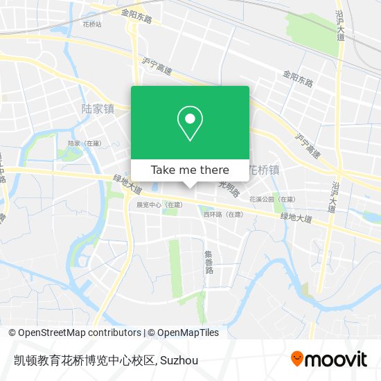 凯顿教育花桥博览中心校区 map