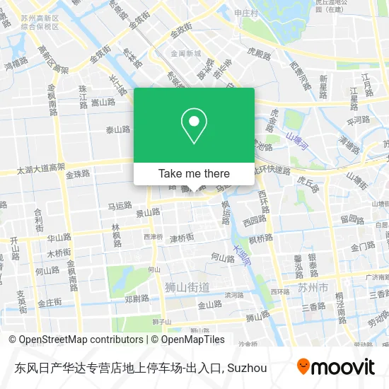东风日产华达专营店地上停车场-出入口 map