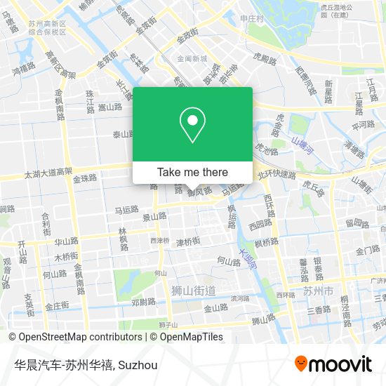 华晨汽车-苏州华禧 map