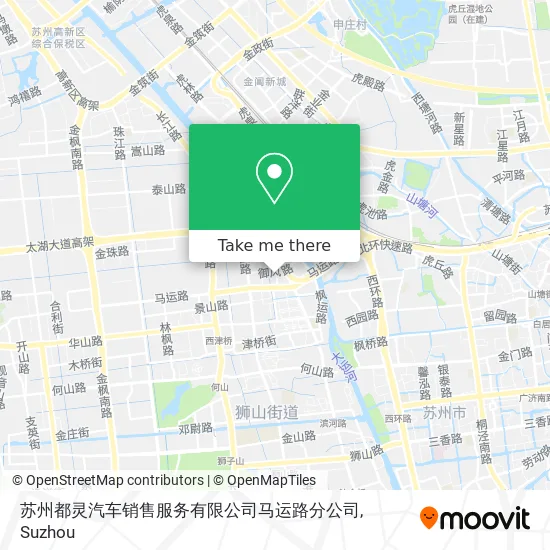 苏州都灵汽车销售服务有限公司马运路分公司 map