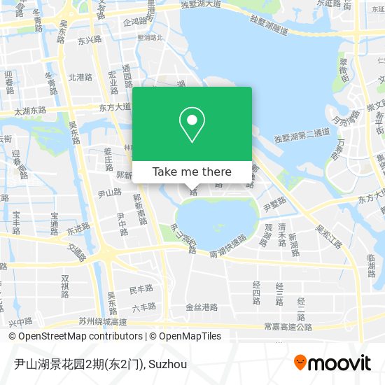 尹山湖景花园2期(东2门) map