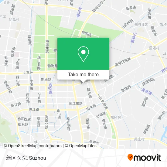 新区医院 map