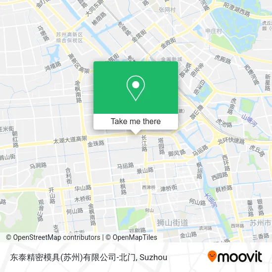 东泰精密模具(苏州)有限公司-北门 map