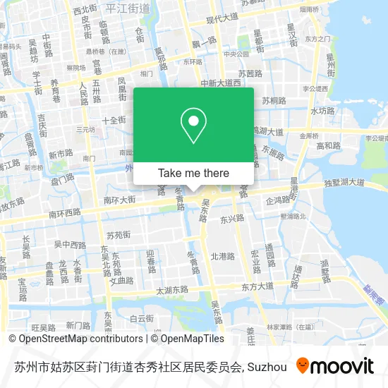 苏州市姑苏区葑门街道杏秀社区居民委员会 map
