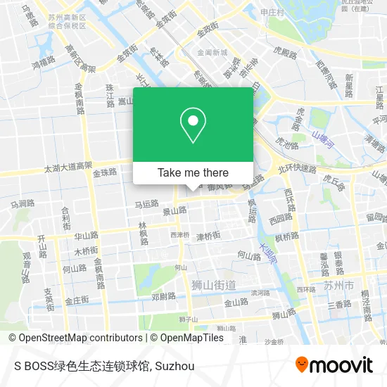 S BOSS绿色生态连锁球馆 map