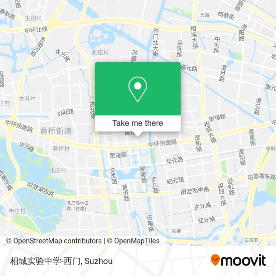 相城实验中学-西门 map