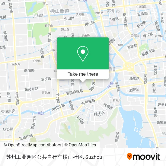 苏州工业园区公共自行车横山社区 map