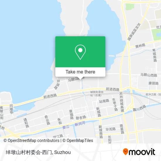 绰墩山村村委会-西门 map