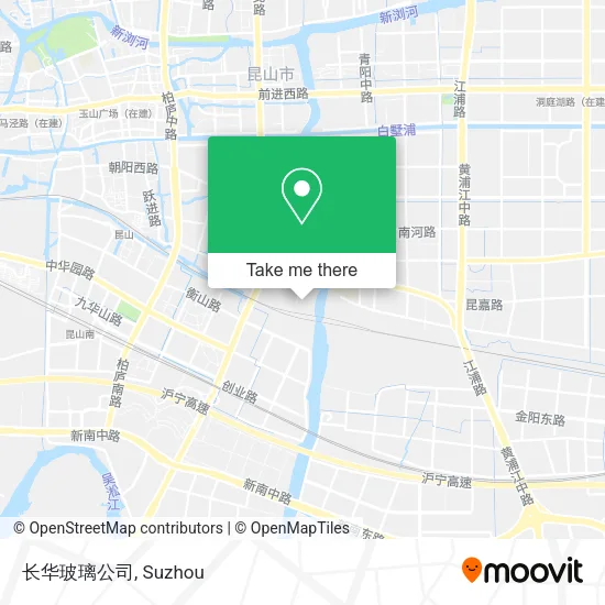 长华玻璃公司 map