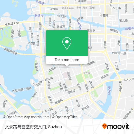 文景路与雪堂街交叉口 map