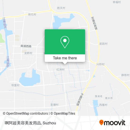 啊阿超美容美发用品 map