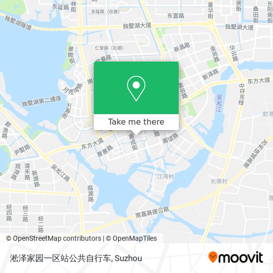 淞泽家园一区站公共自行车 map