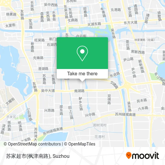 苏家超市(枫津南路) map