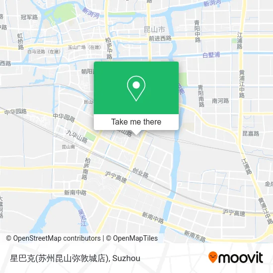 星巴克(苏州昆山弥敦城店) map
