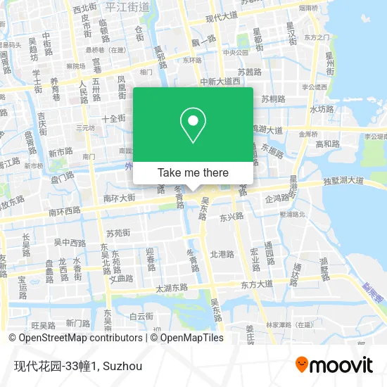 现代花园-33幢1 map