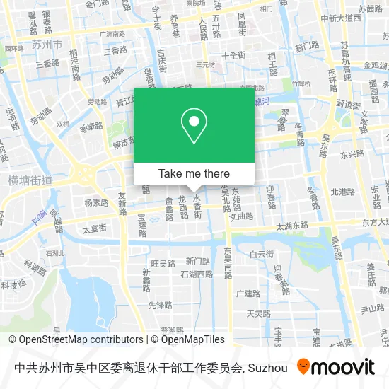 中共苏州市吴中区委离退休干部工作委员会 map